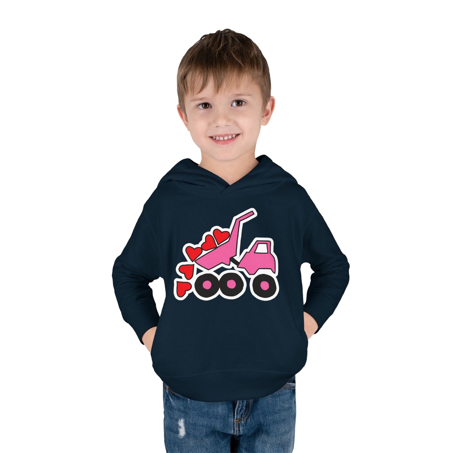 Heart Dump Truck Hoodie - Toddler