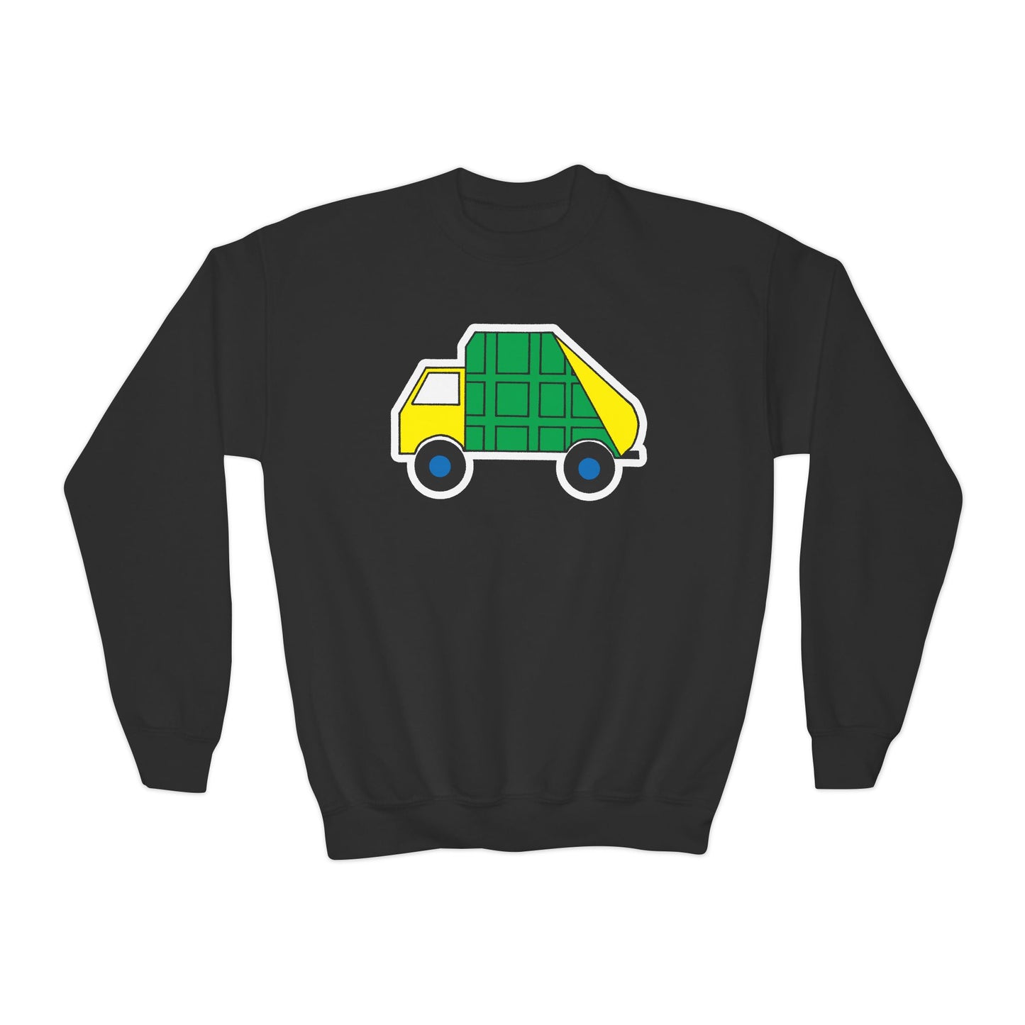 Garbage Truck Crewneck Sweatshirt - Youth