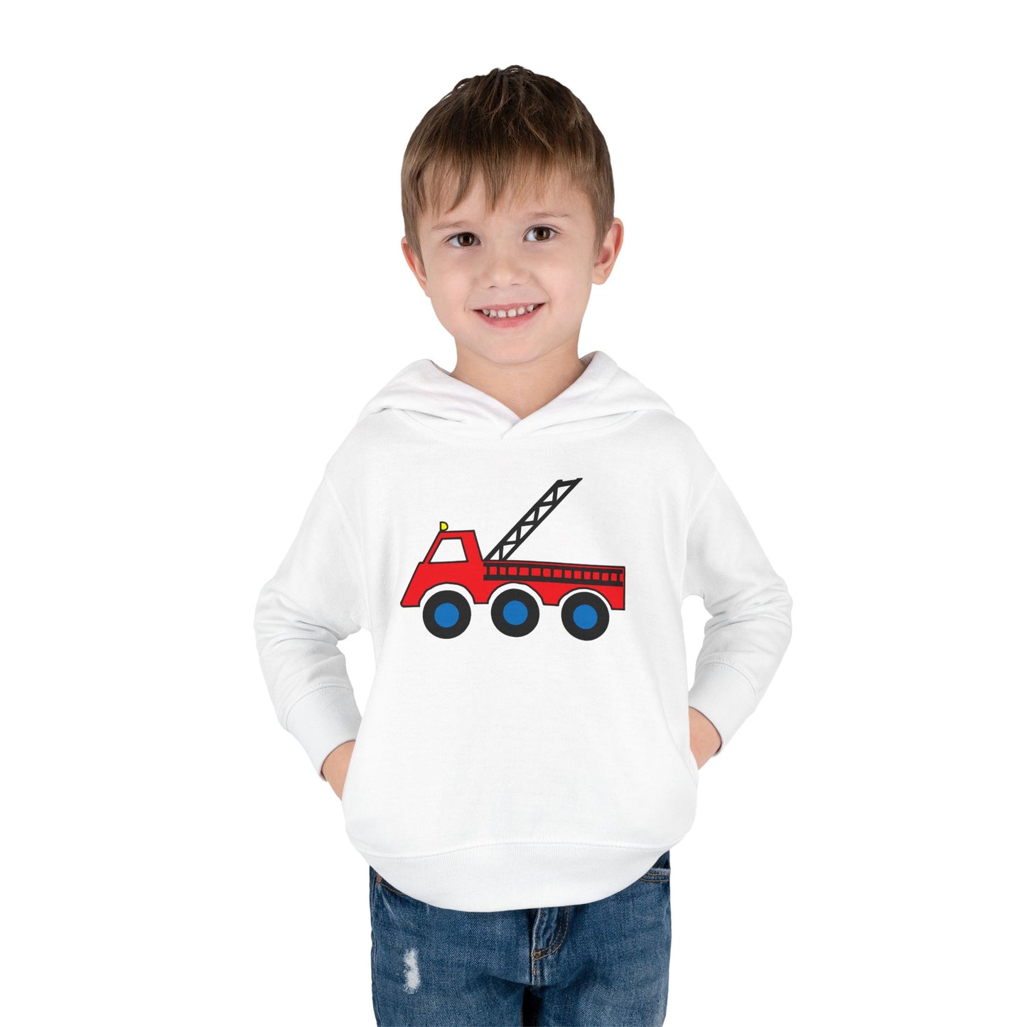 Fire Truck Hoodie - Toddler