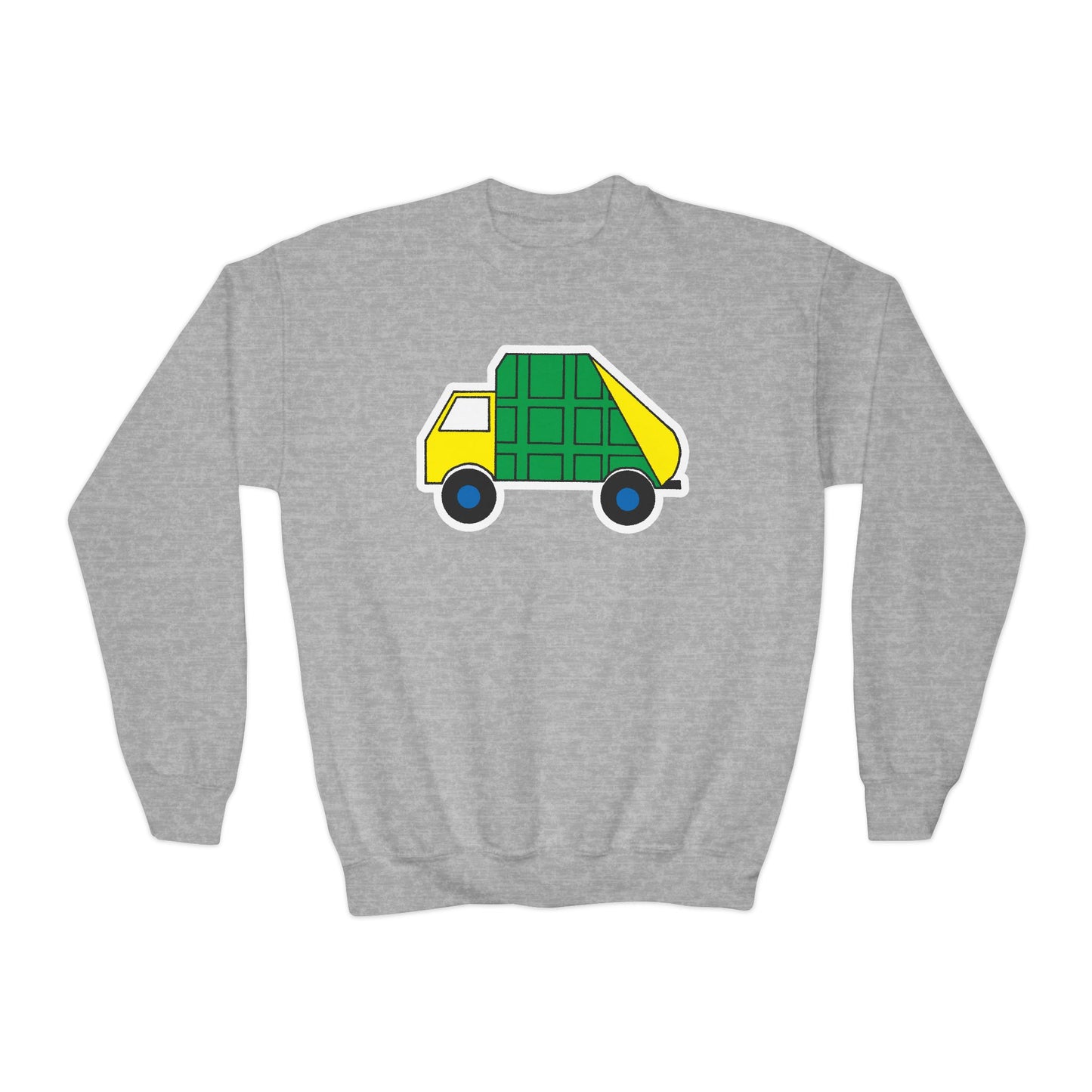 Garbage Truck Crewneck Sweatshirt - Youth