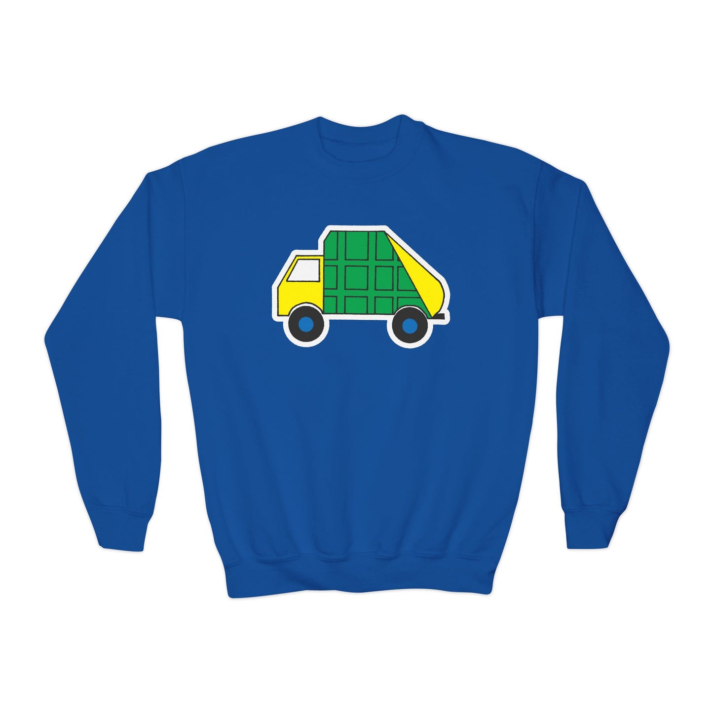 Garbage Truck Crewneck Sweatshirt - Youth