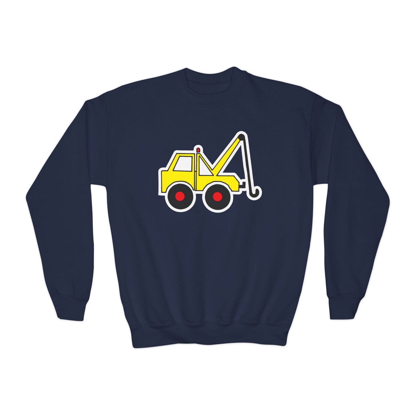 Tow Truck Crewneck Sweatshirt - Youth