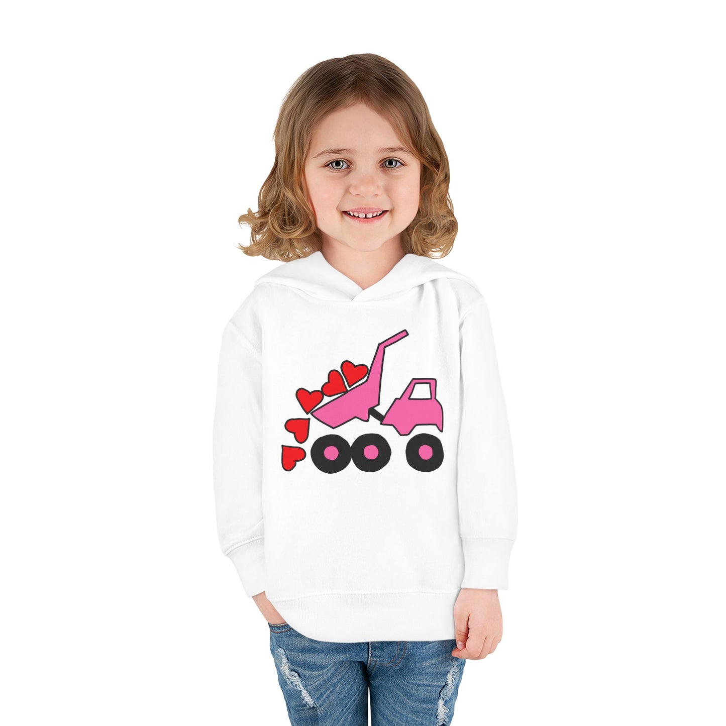 Heart Dump Truck Hoodie - Toddler