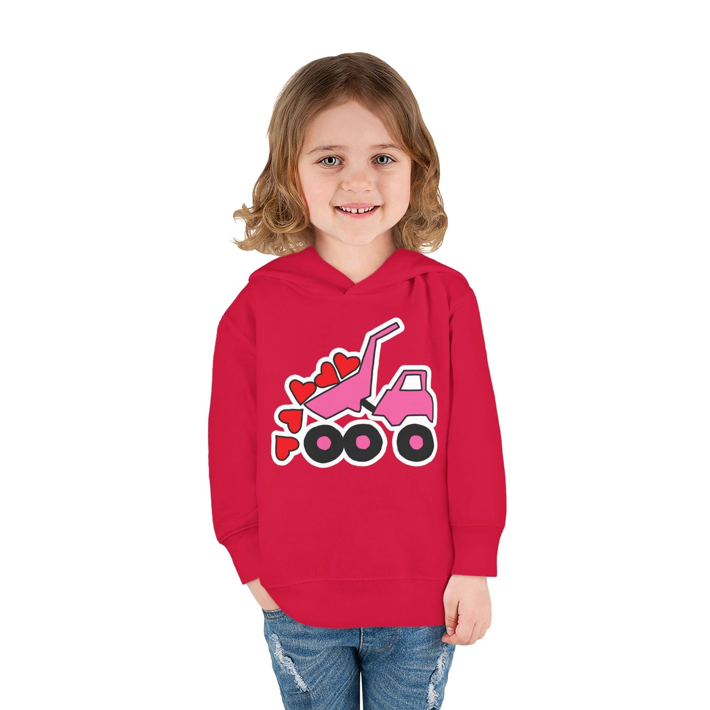 Heart Dump Truck Hoodie - Toddler