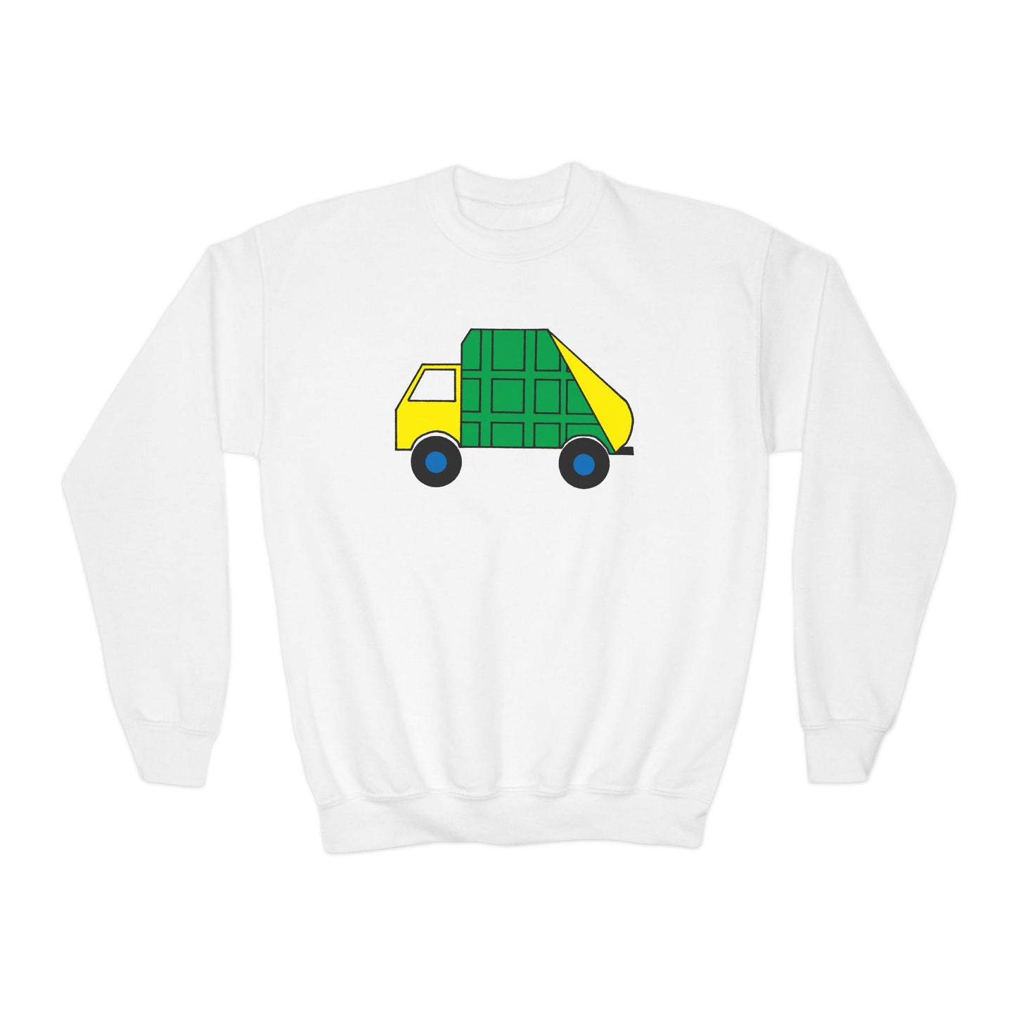 Garbage Truck Crewneck Sweatshirt - Youth
