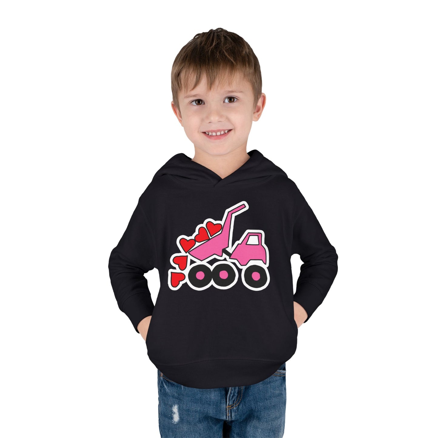Heart Dump Truck Hoodie - Toddler