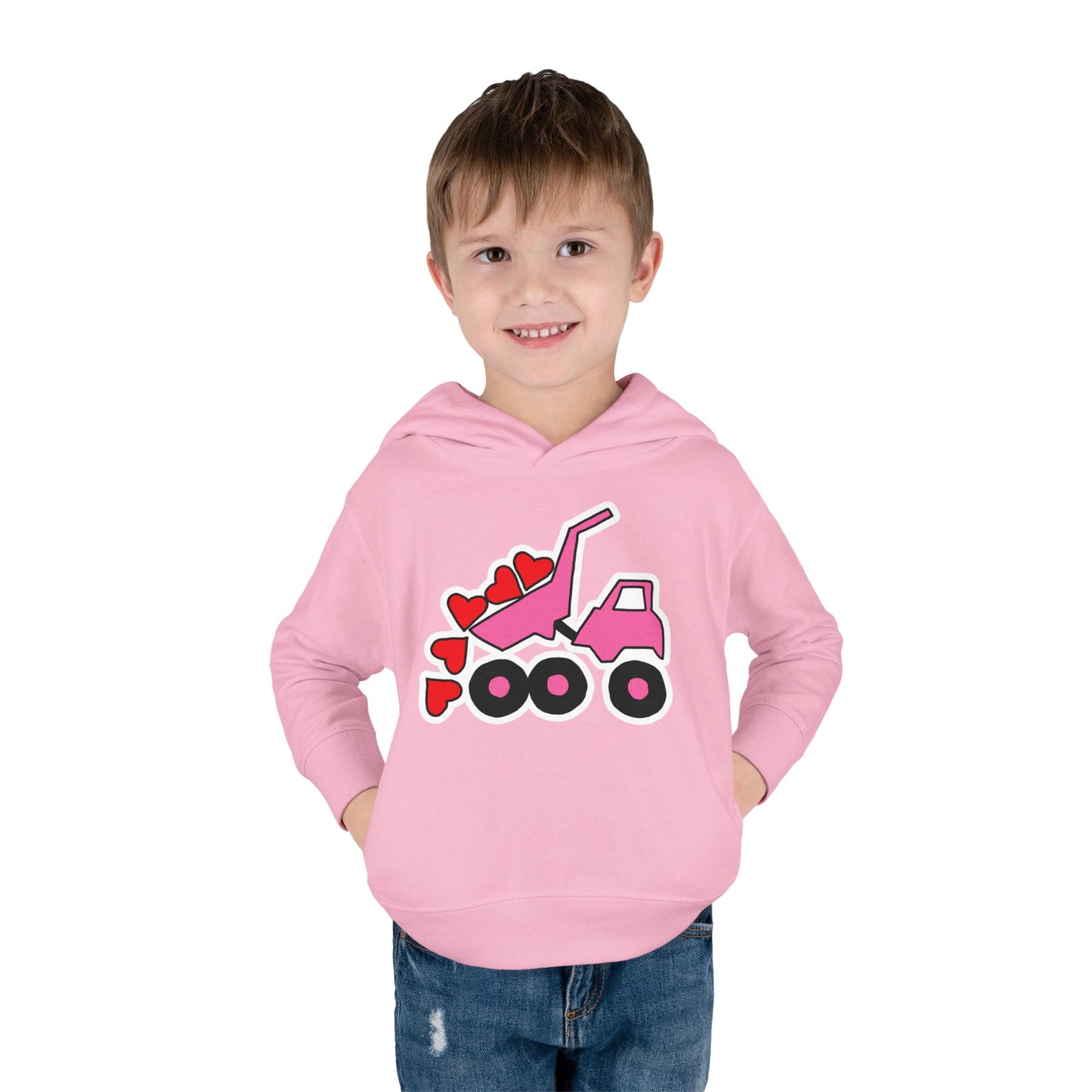 Heart Dump Truck Hoodie - Toddler