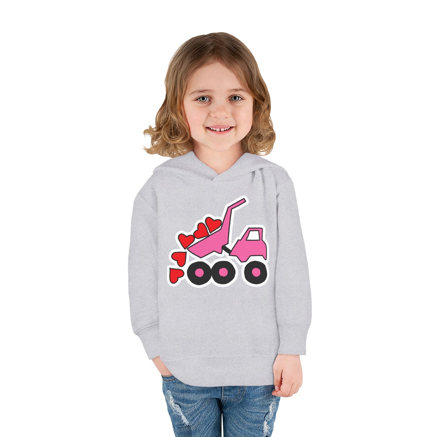 Heart Dump Truck Hoodie - Toddler
