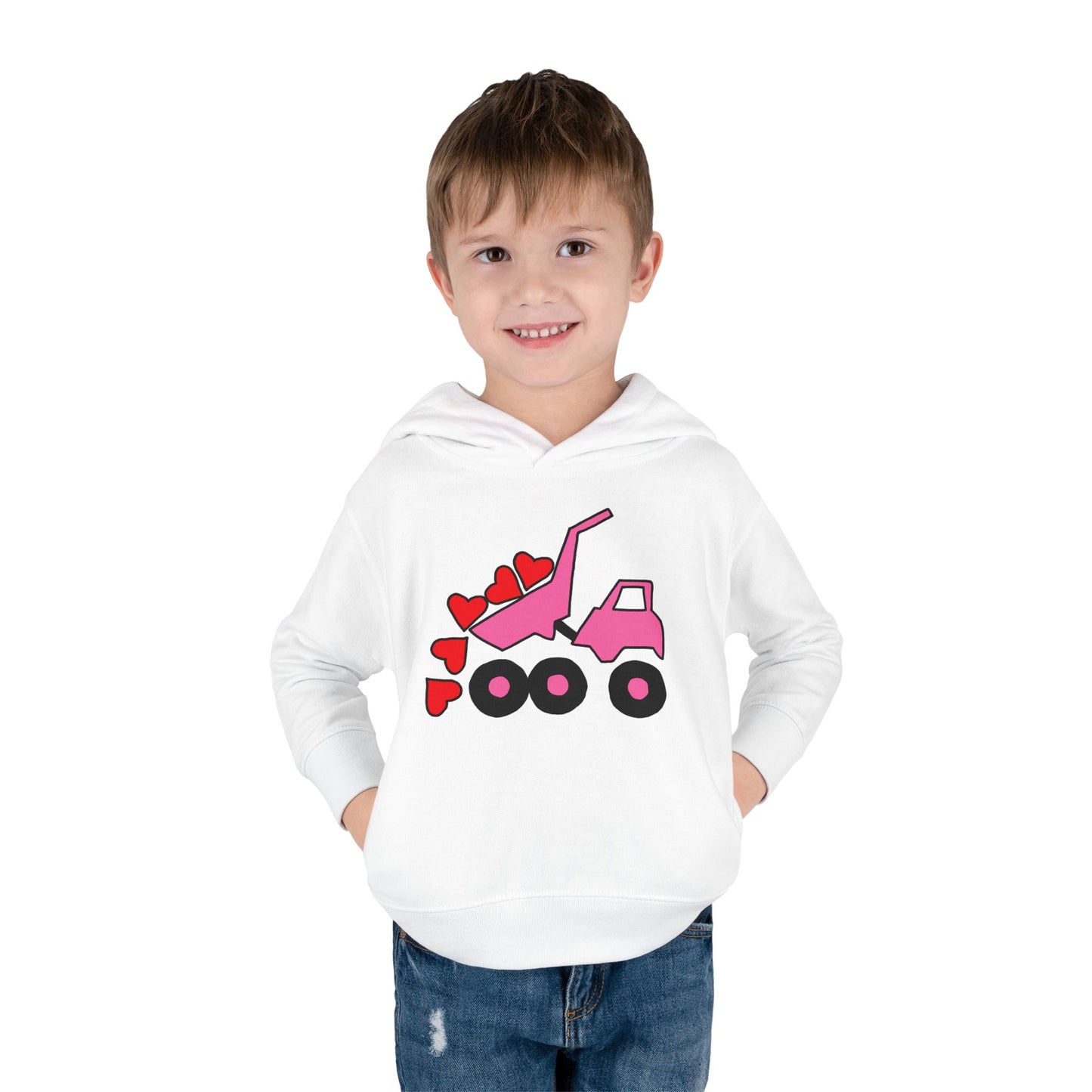 Heart Dump Truck Hoodie - Toddler