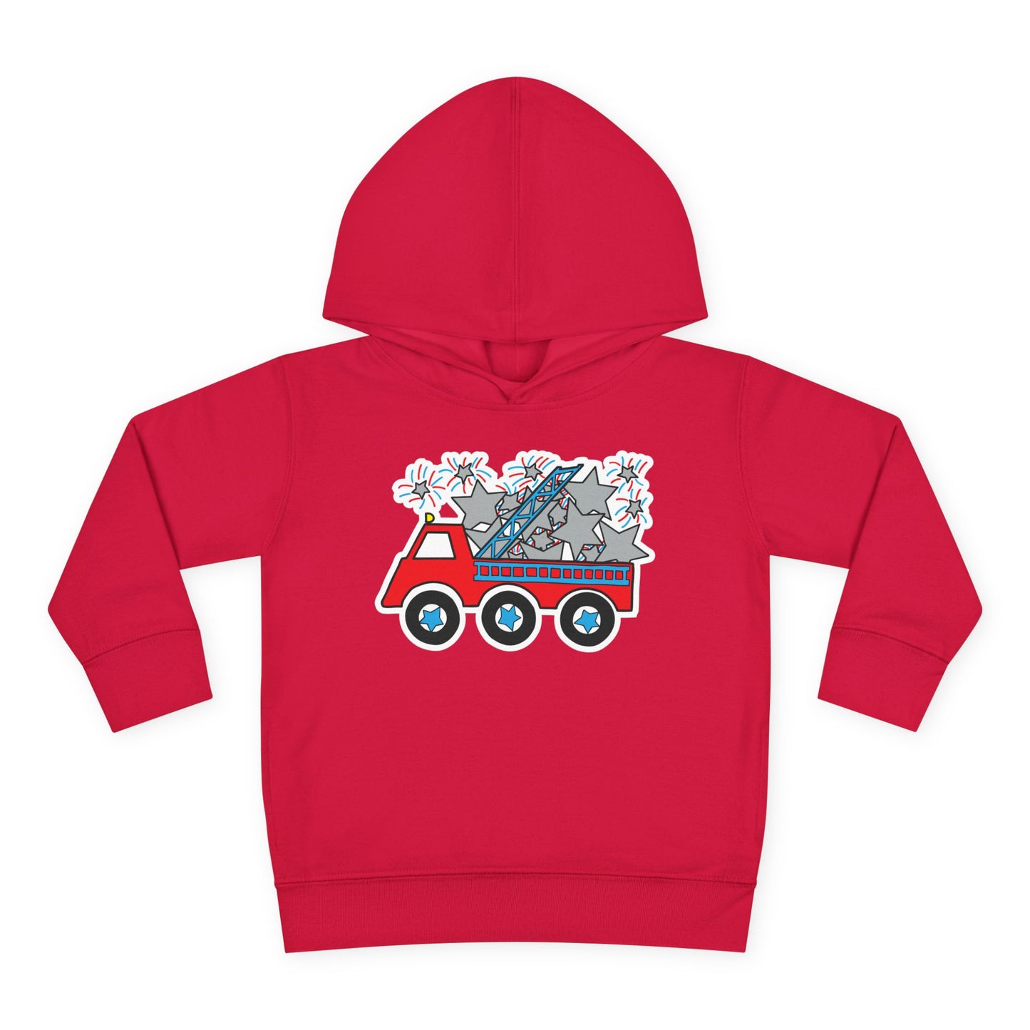 Independence Day Fire Truck Hoodie - Toddler