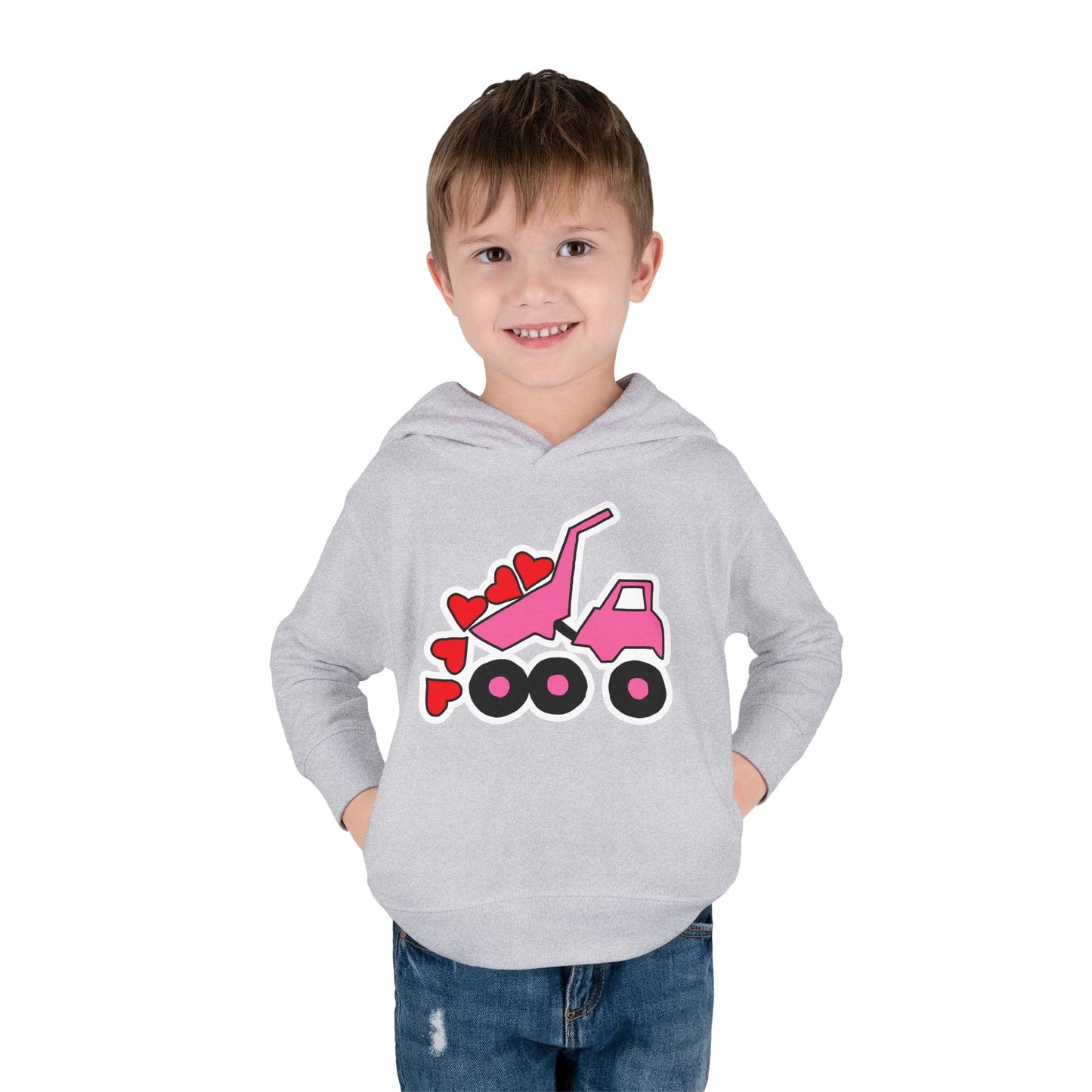 Heart Dump Truck Hoodie - Toddler