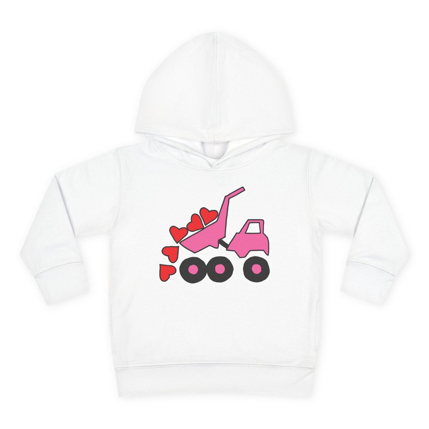 Heart Dump Truck Hoodie - Toddler