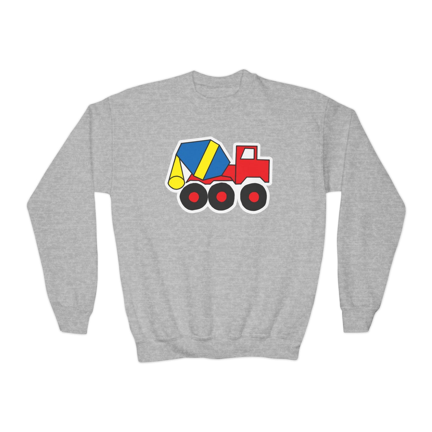 Cement Truck Crewneck Sweatshirt - Youth