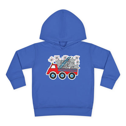 Independence Day Fire Truck Hoodie - Toddler