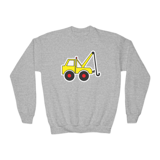 Tow Truck Crewneck Sweatshirt - Youth