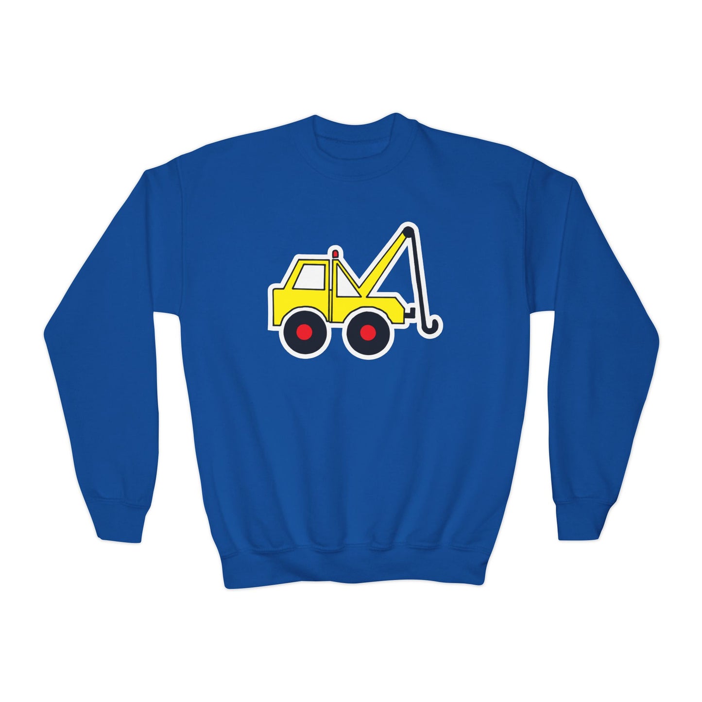 Tow Truck Crewneck Sweatshirt - Youth