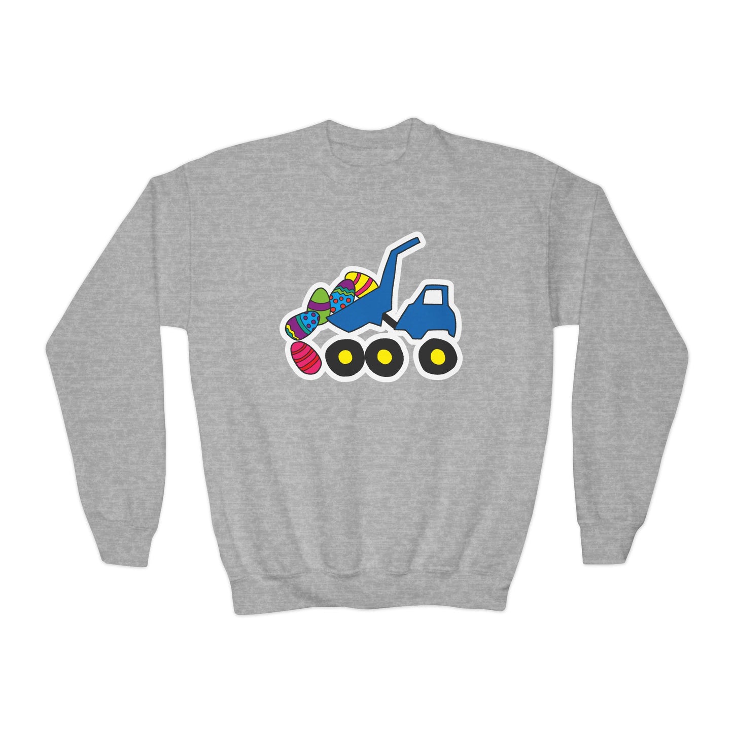 Easter Dump Truck Crewneck Sweatshirt - Youth