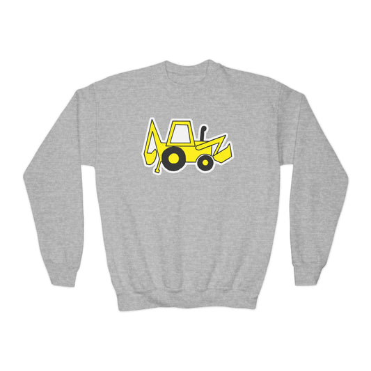 Backhoe Crewneck Sweatshirt - Youth