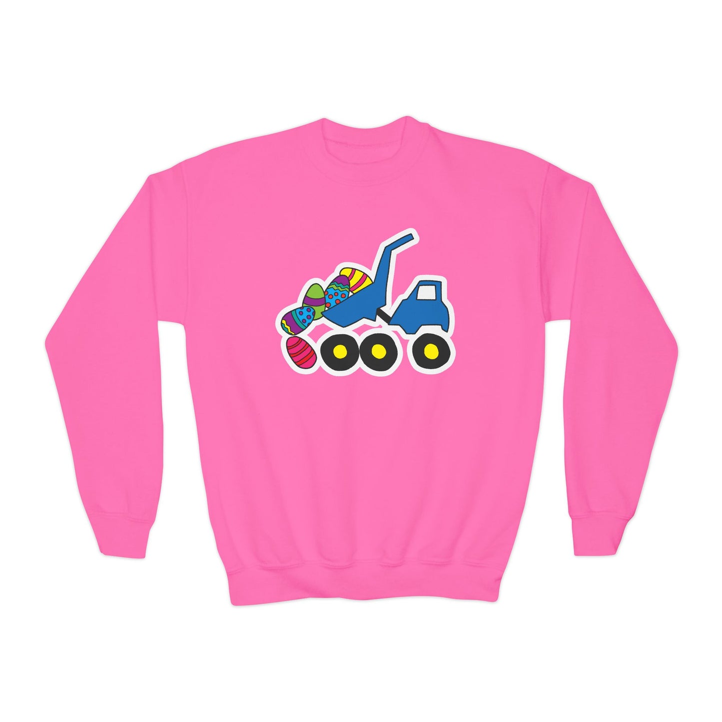 Easter Dump Truck Crewneck Sweatshirt - Youth