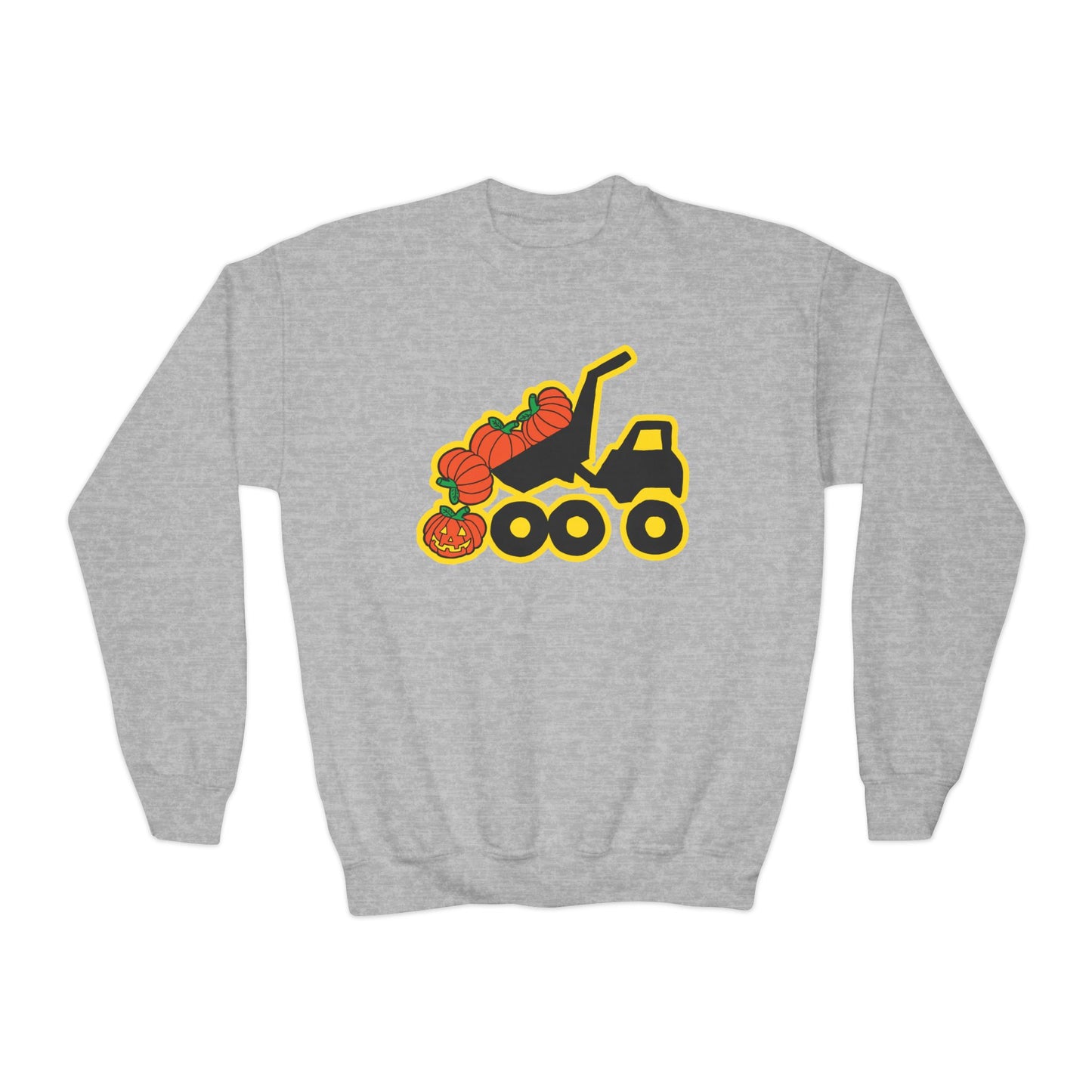 Halloween Dump Truck Crewneck Sweatshirt - Youth