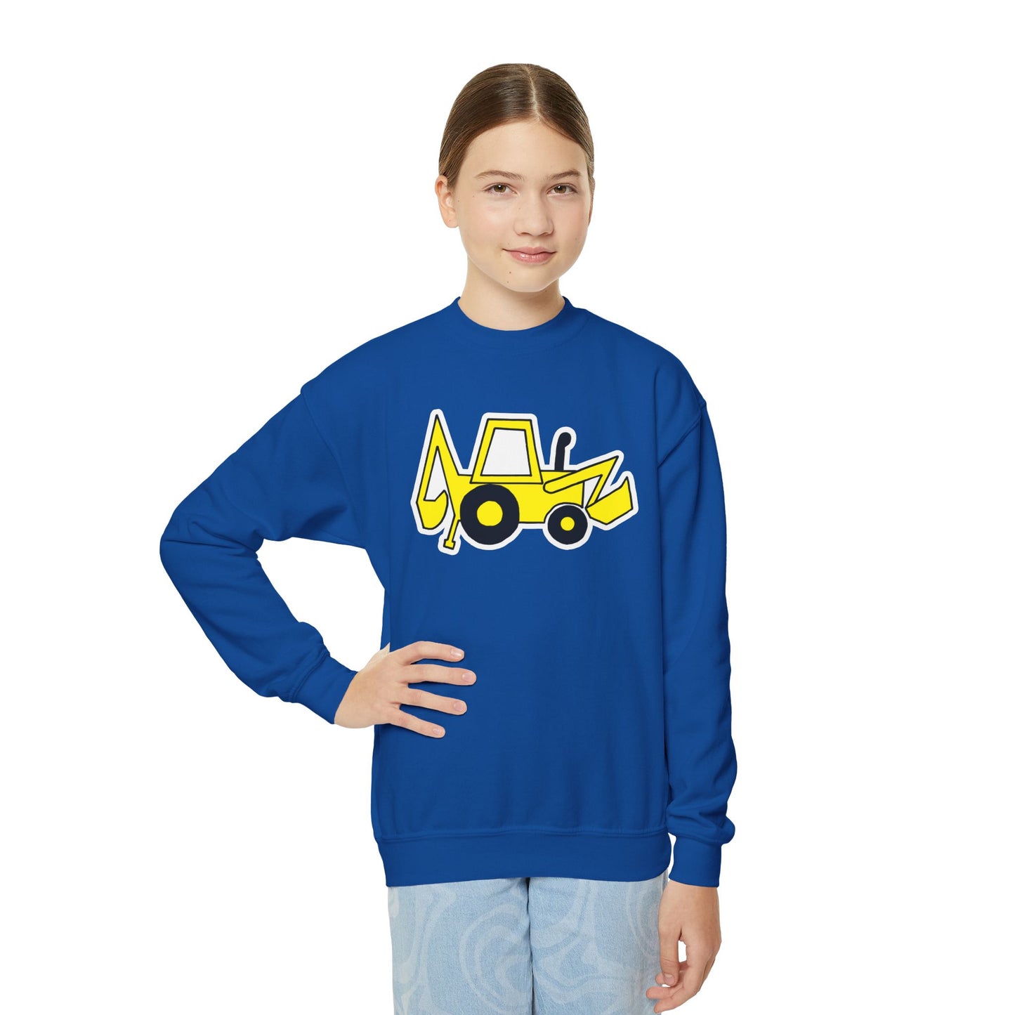 Backhoe Crewneck Sweatshirt - Youth