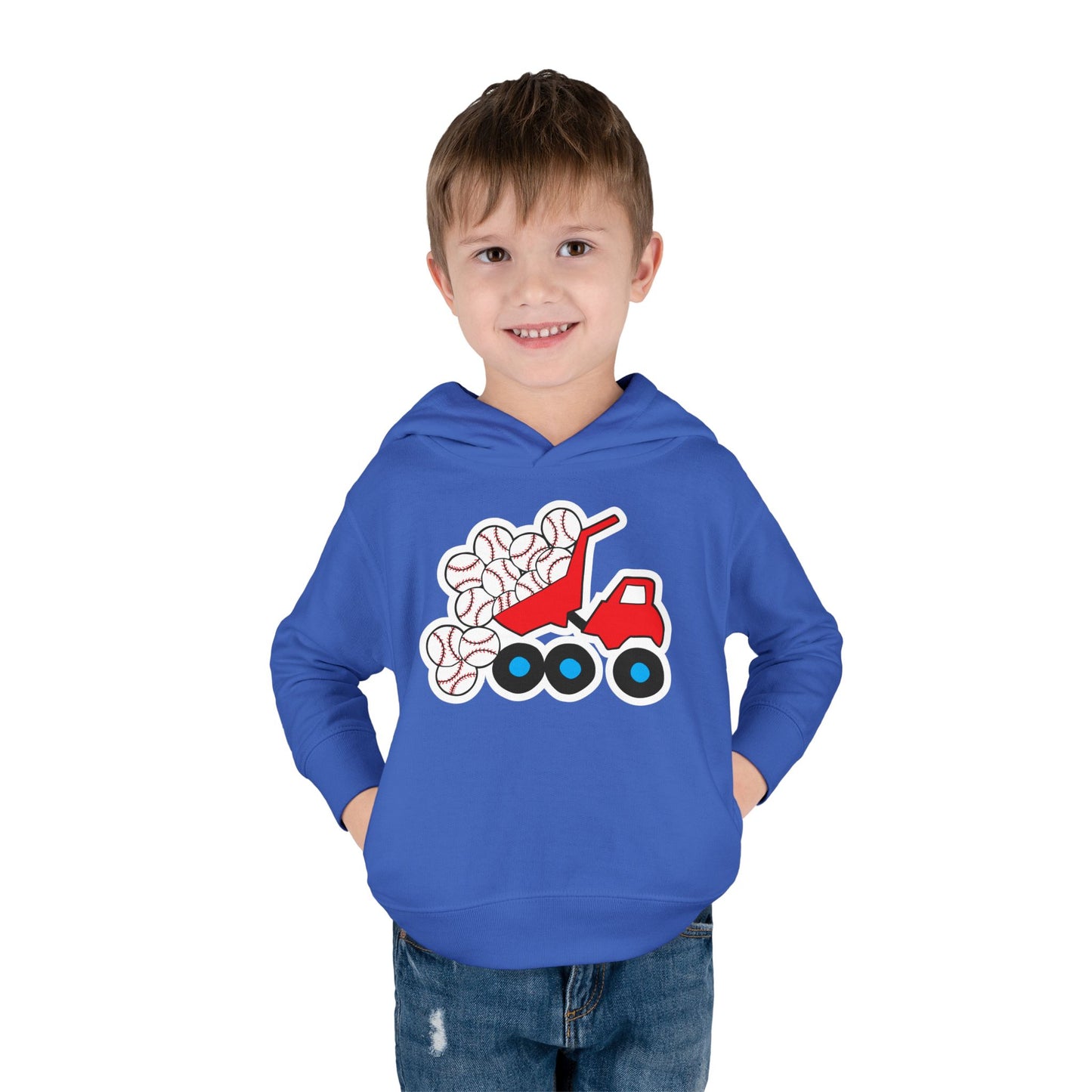 Baseball Dump Truck Hoodie - Toddler