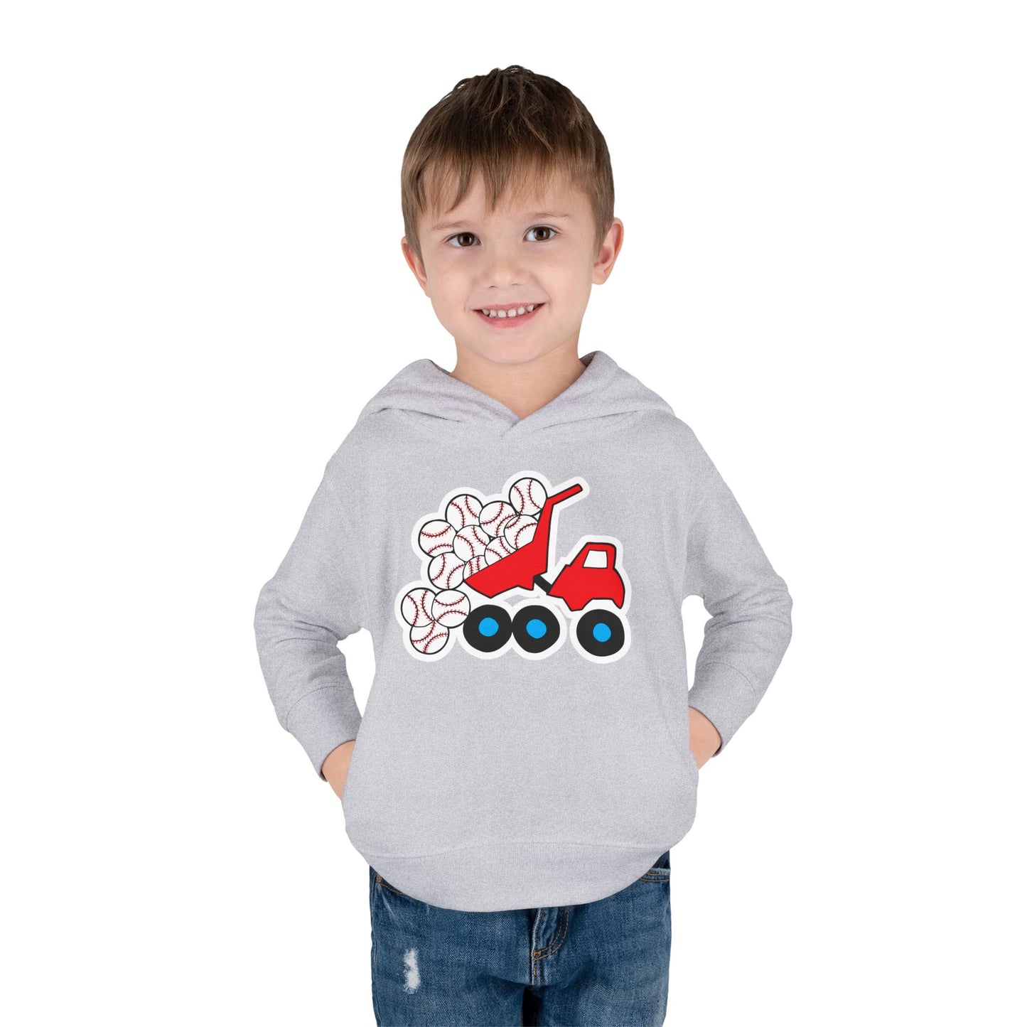 Baseball Dump Truck Hoodie - Toddler
