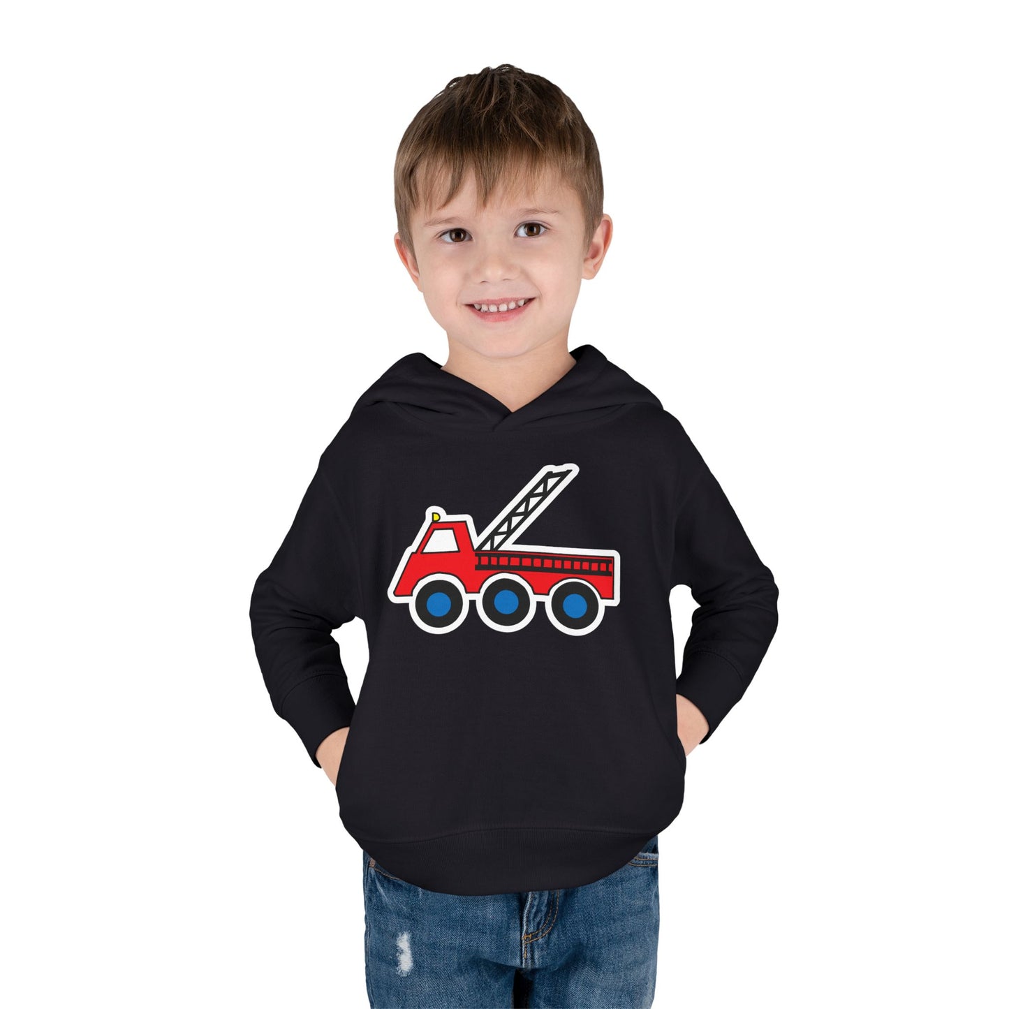 Fire Truck Hoodie - Toddler
