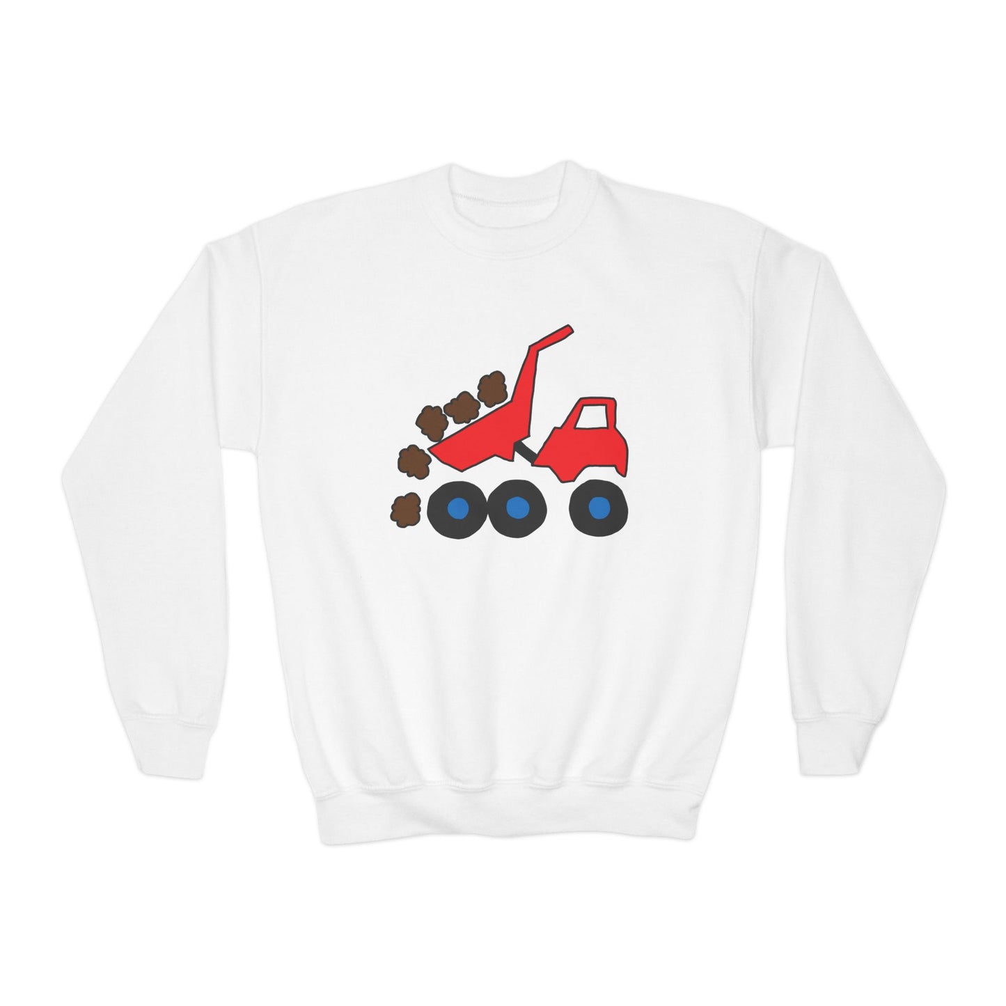 Dump Truck Crewneck Sweatshirt - Youth